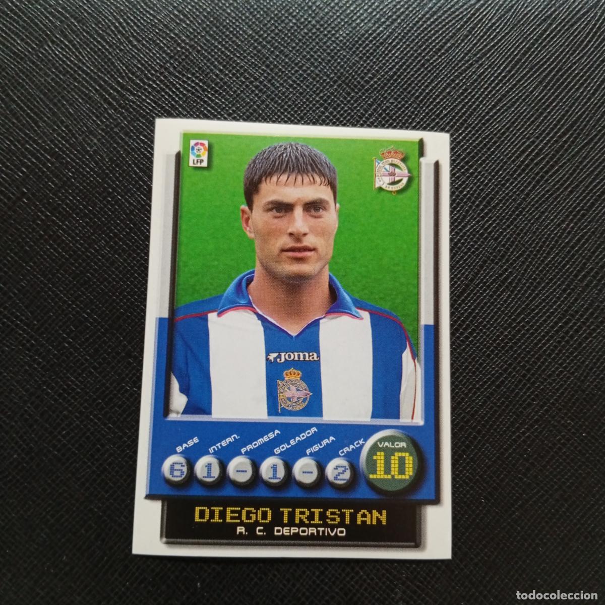 Cromos de F&uacute;tbol: 118 DIEGO TRISTAN DEPORTIVO PANINI 2001 2002 CROMO FUTBOL 01 02 LIGA - SIN PEGAR - A208 PG55