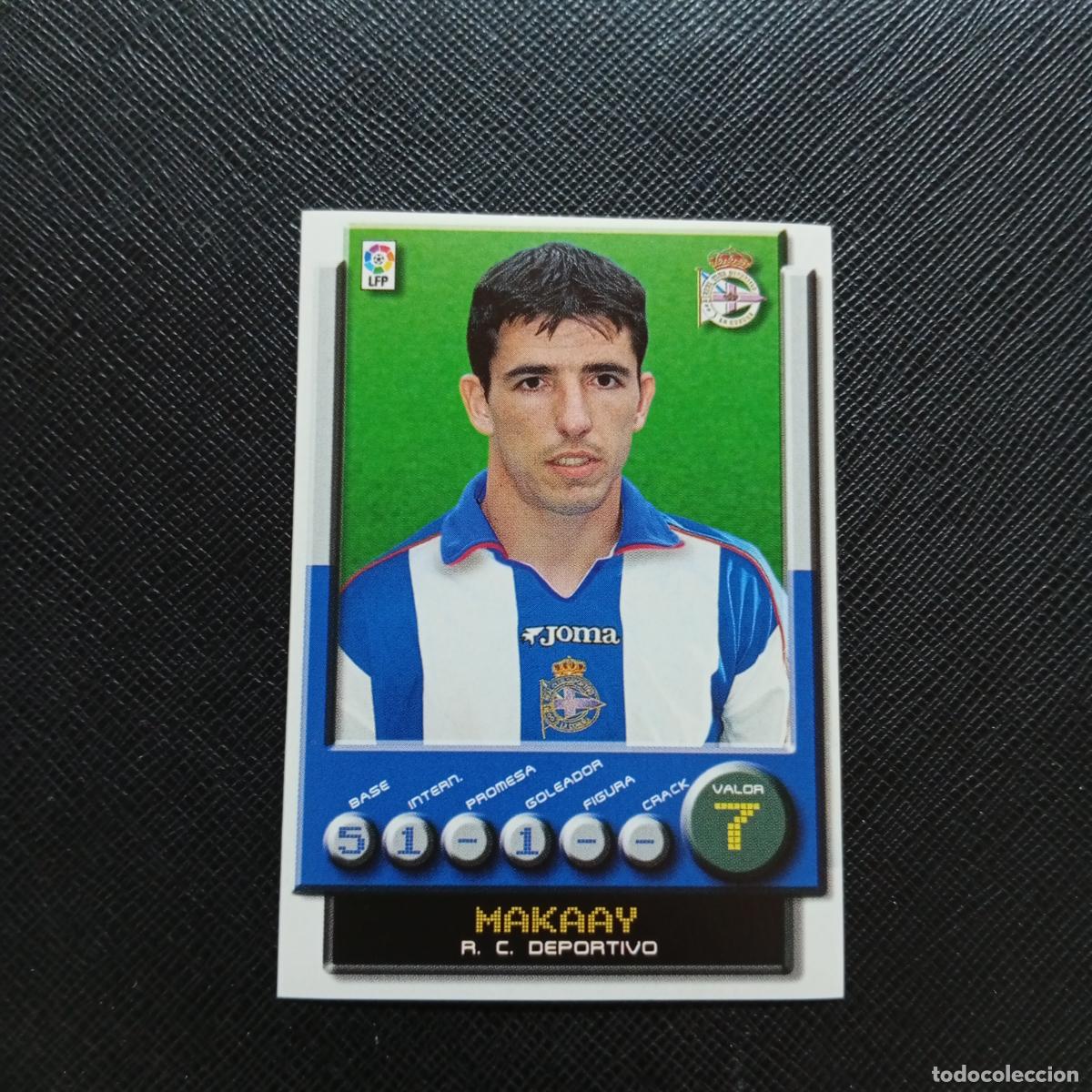 Cromos de F&uacute;tbol: 119 MAKAAY DEPORTIVO PANINI 2001 2002 CROMO FUTBOL 01 02 LIGA - SIN PEGAR - A208 PG55