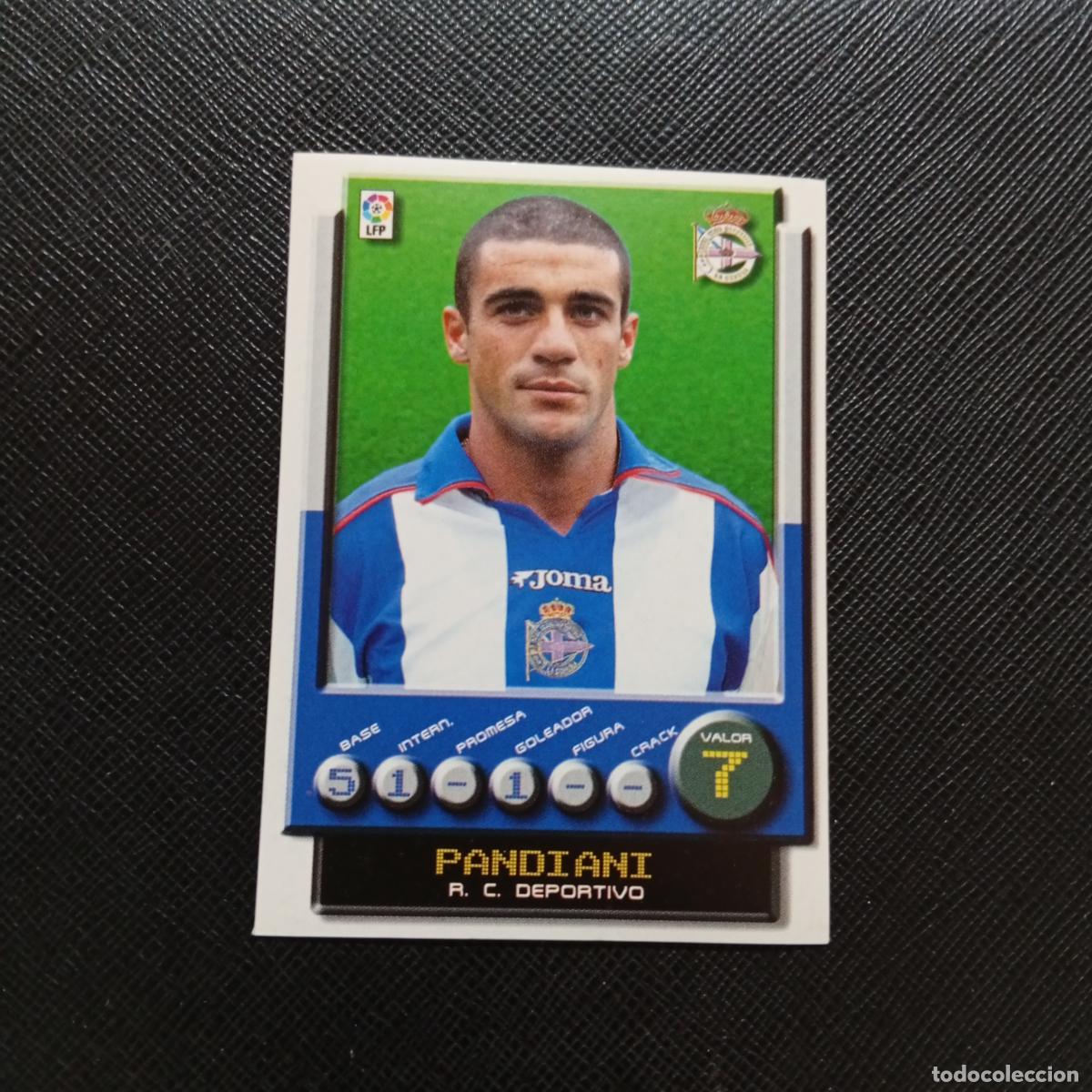 Cromos de F&uacute;tbol: 120 PANDIANI DEPORTIVO PANINI 2001 2002 CROMO FUTBOL 01 02 LIGA - SIN PEGAR - A208 PG55