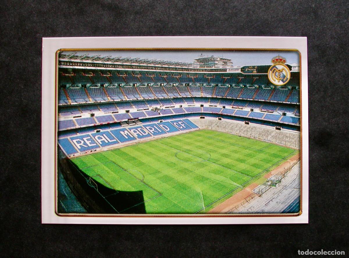 Figurine di Calcio: N&ordm; 86 ESTADIO DEL R. MADRID DE LAS FICHAS DE LA LIGA 2000 2001 DE MUNDICROMO