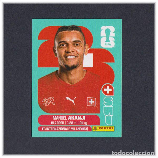 Figurine di Calcio: FIFA WORLD CUP 2026 26 MUNDIAL PANINI AKANJI SUI 4 SUIZA COLECCI&Oacute;N ALBUM LIGA STICKER