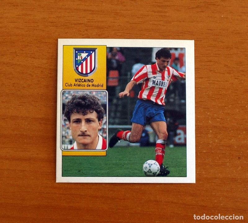 Cromos de Futebol: Atletico de Madrid - Vizcaino - Ediciones Este Liga 1992-1993, 92-93 - Nunca Pegado