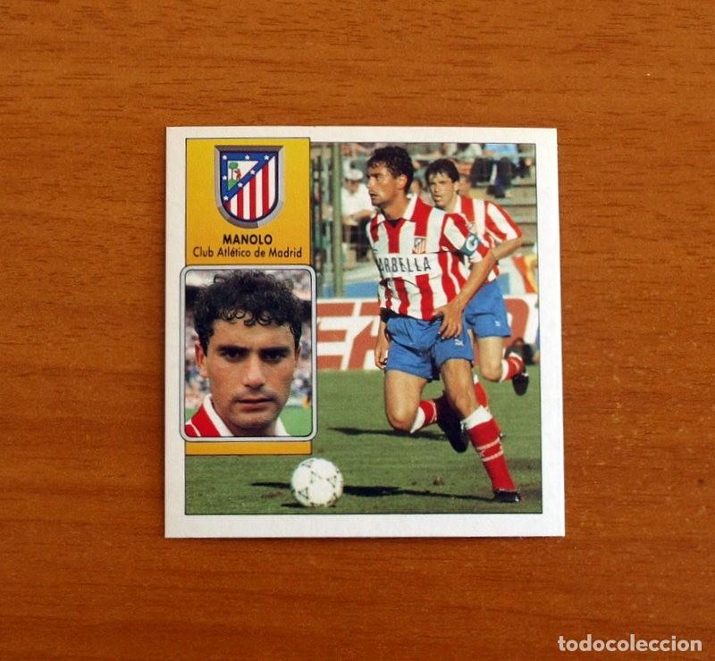Cromos de Futebol: Atl&eacute;tico Madrid - Manolo - Ediciones Este Liga 1992-1993, 92-93 - Nunca pegado
