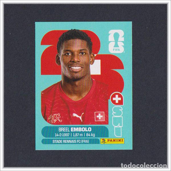 Cromos de F&uacute;tbol: FIFA WORLD CUP 2026 26 MUNDIAL PANINI EMBOLO SUI 17 SUIZA COLECCI&Oacute;N ALBUM LIGA STICKER