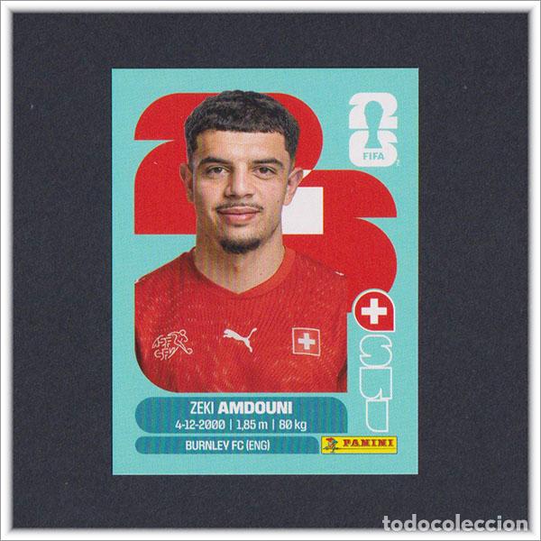 Cromos de F&uacute;tbol: FIFA WORLD CUP 2026 26 MUNDIAL PANINI AMDOUNI SUI 20 SUIZA COLECCI&Oacute;N ALBUM LIGA STICKER