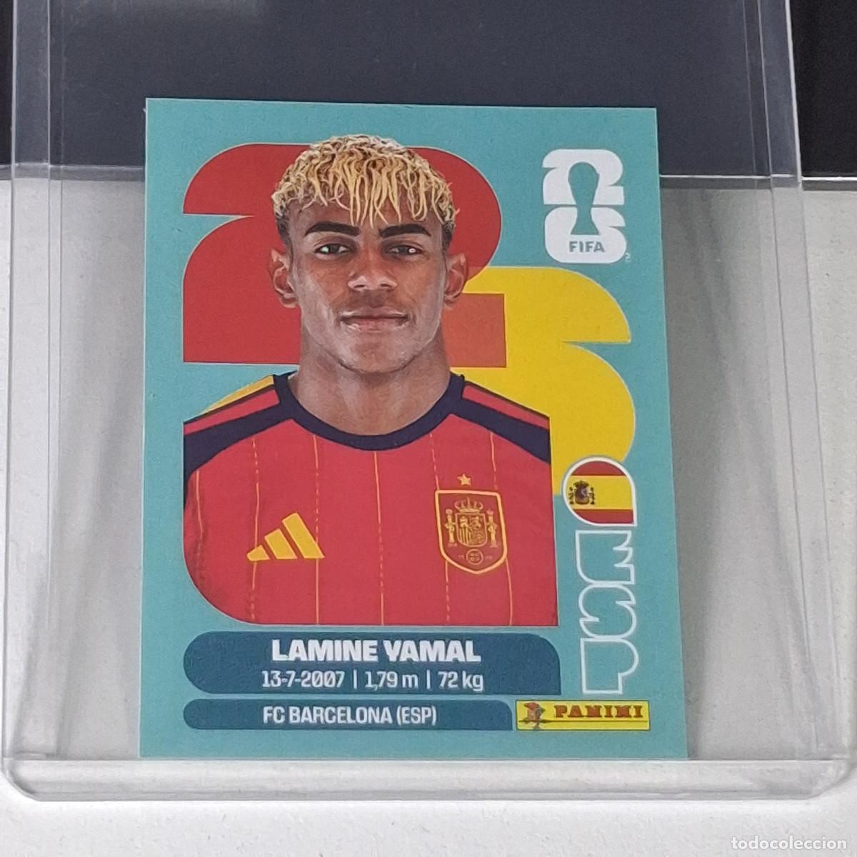 Cromos de F&uacute;tbol: C1-5 ESP15 LAMINE YAMAL ESPA&Ntilde;A ESP 15 SPAIN MUNDIAL FIFA WORLD CUP 2026 STICKER PANINI