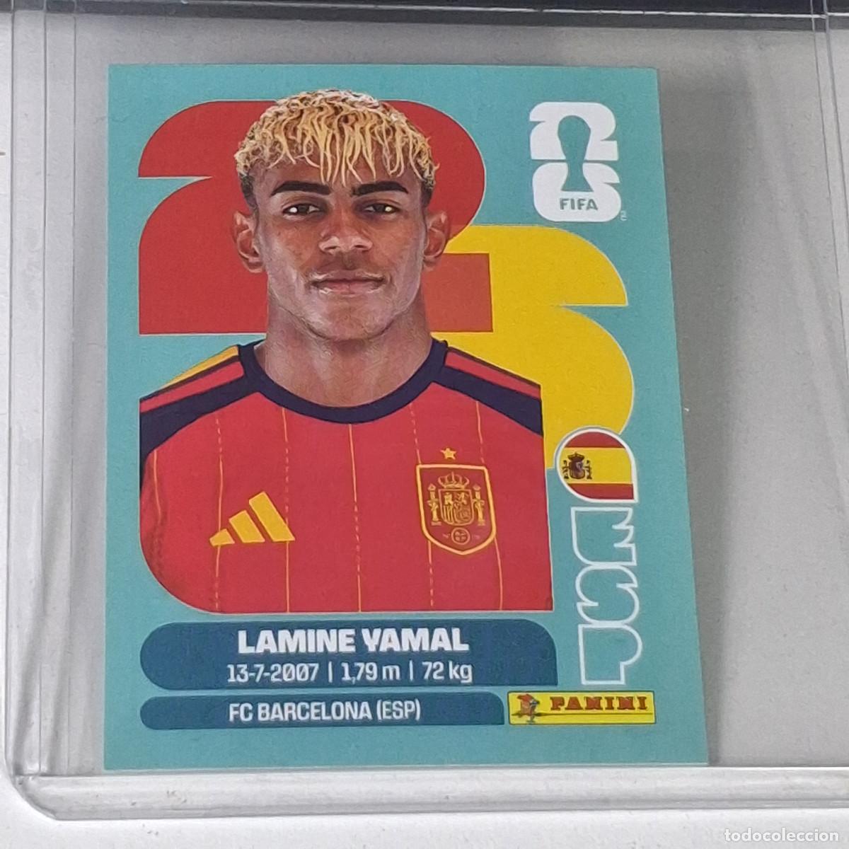 Cromos de F&uacute;tbol: C1-4 ESP15 LAMINE YAMAL ESPA&Ntilde;A ESP 15 SPAIN MUNDIAL FIFA WORLD CUP 2026 STICKER PANINI