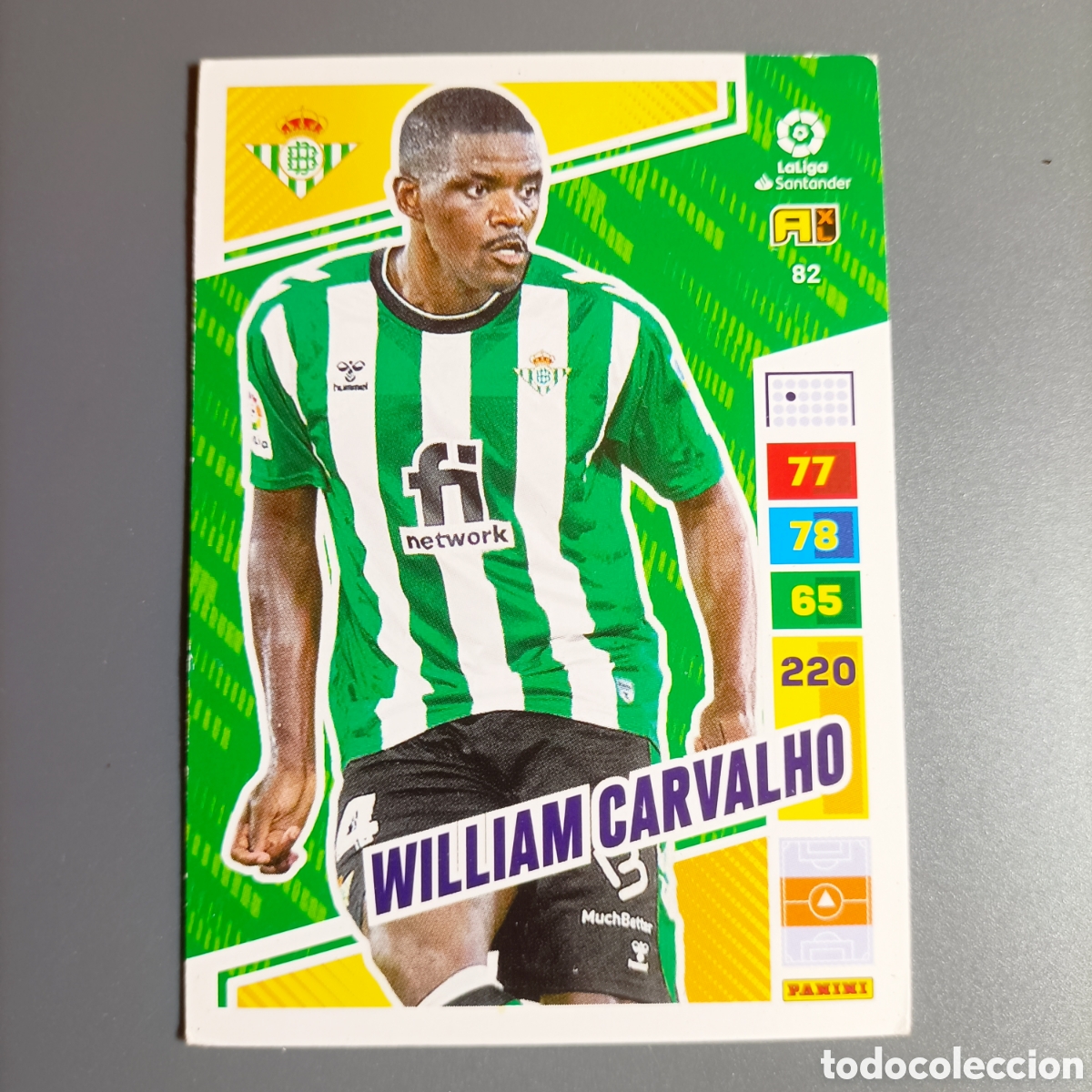 Cromos de F&uacute;tbol: ADRENALYN LIGA 2022-2023 (BETIS) №82 WILLIAM CARVALHO