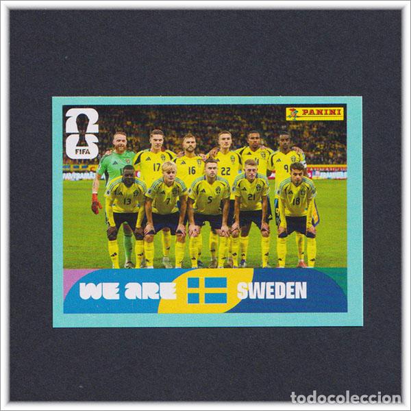 Cromos de F&uacute;tbol: FIFA WORLD CUP 2026 26 MUNDIAL PANINI EQUIPO ALINEACI&Oacute;N SWE 13 SUECIA COLECCI&Oacute;N ALBUM LIGA STICKER