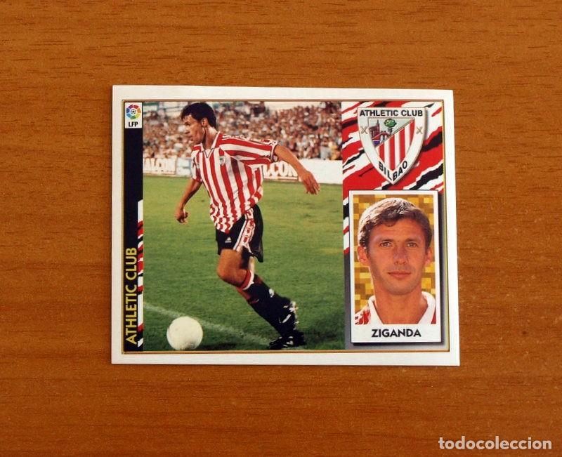 Cromos de F&uacute;tbol: Athletic de Bilbao - Ziganda - Ediciones Este Liga 1997-1998, 97-98 - Nunca Pegado