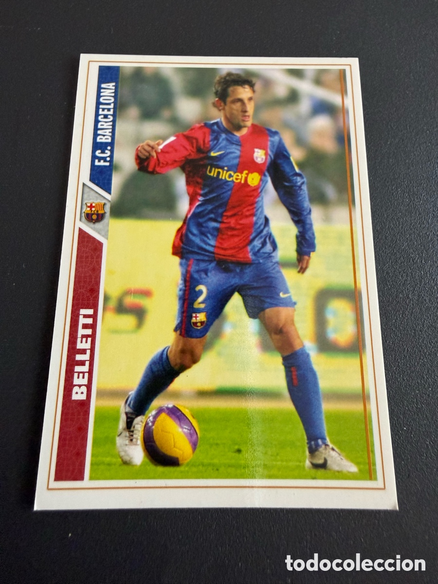 Cromos de F&uacute;tbol: MUNDICROMO 2007-08. n 34 BELLETTI