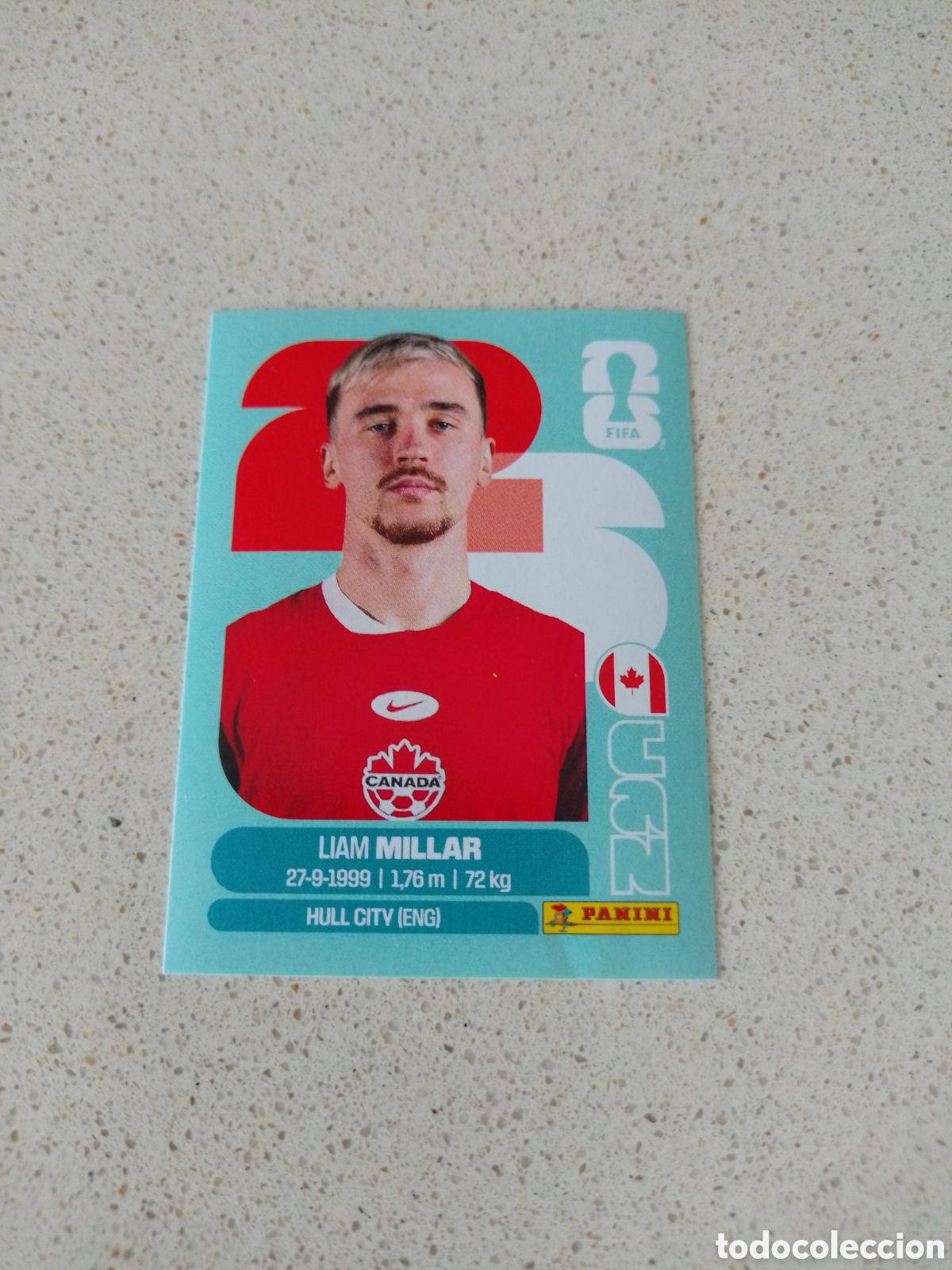Cromos de F&uacute;tbol: CROMO NUMERO 18 MILLAR CANADA. MUNDIAL 2026. PANINI.