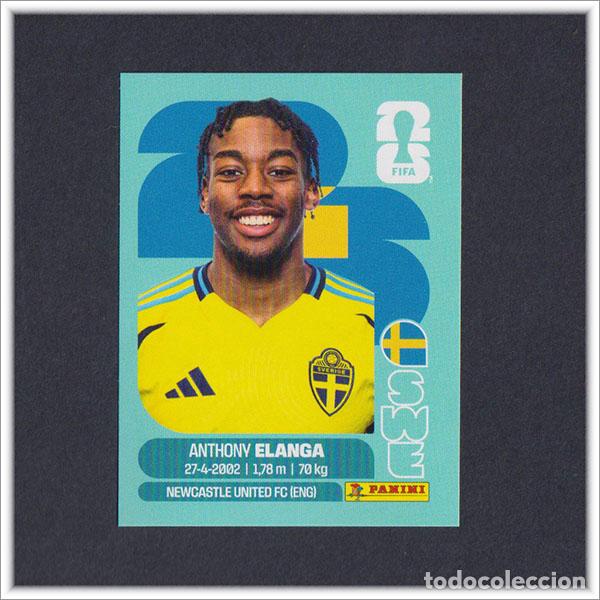 Cromos de F&uacute;tbol: FIFA WORLD CUP 2026 26 MUNDIAL PANINI ELANGA SWE 18 SUECIA COLECCI&Oacute;N ALBUM LIGA STICKER