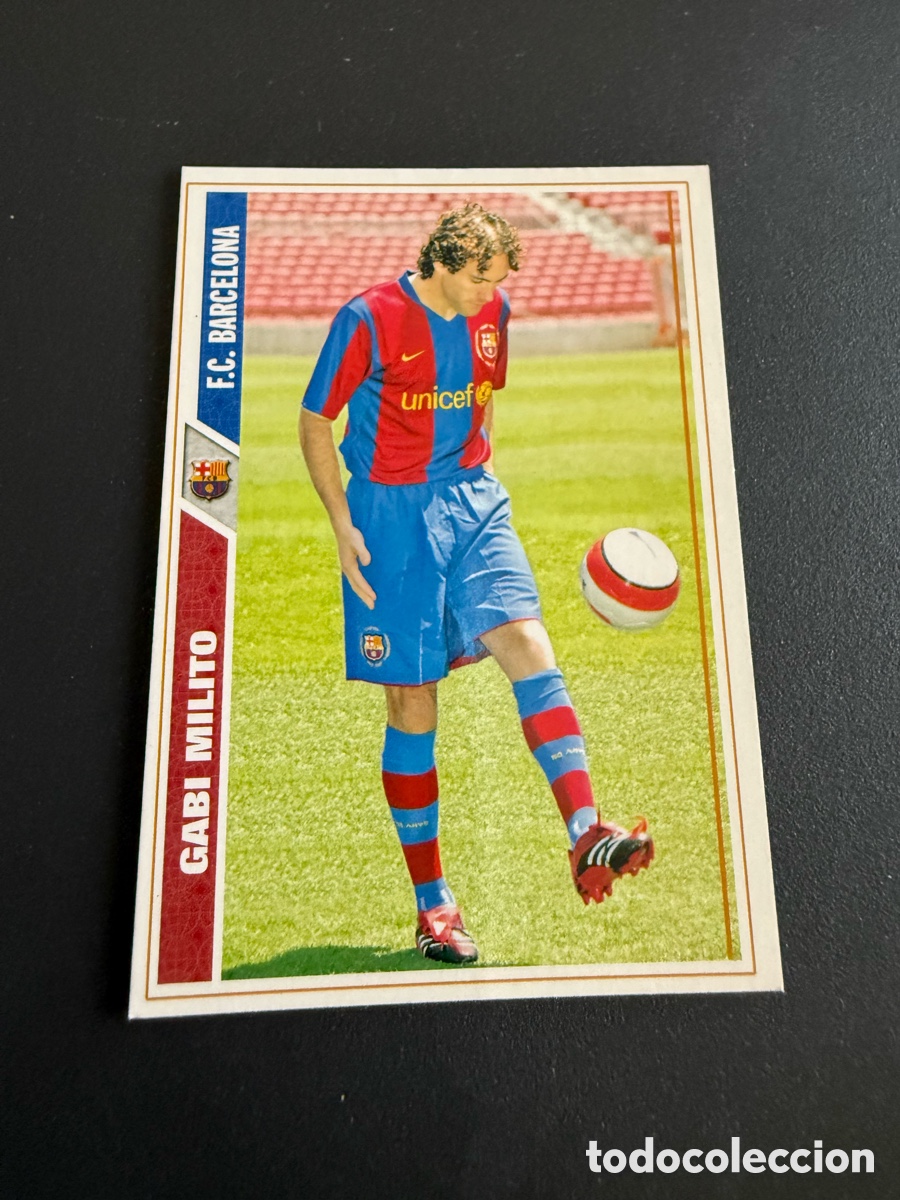 Cromos de F&uacute;tbol: MUNDICROMO 2007-08. n 42. GABI MILITO