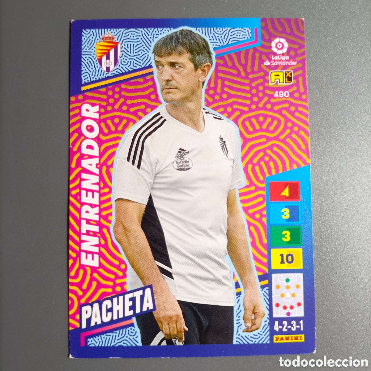 Fu&szlig;ball-Sticker: ADRENALYN LIGA 2022-2023 (VALLADOLID) №490 PACHETA