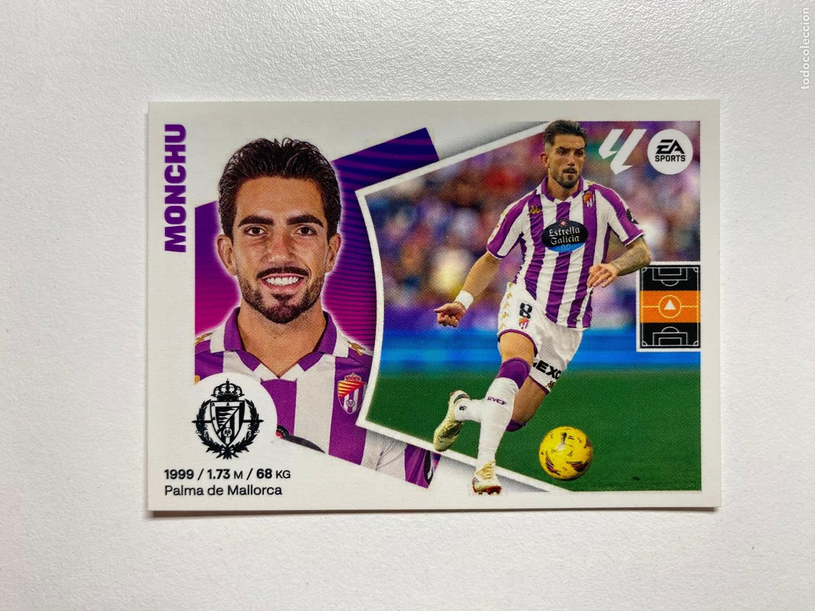 Cromos de F&uacute;tbol: N 13 REAL VALLADOLID Monchu LIGA ESTE 24 25 &Aacute;LBUM CROMOS PANINI 2024 2025