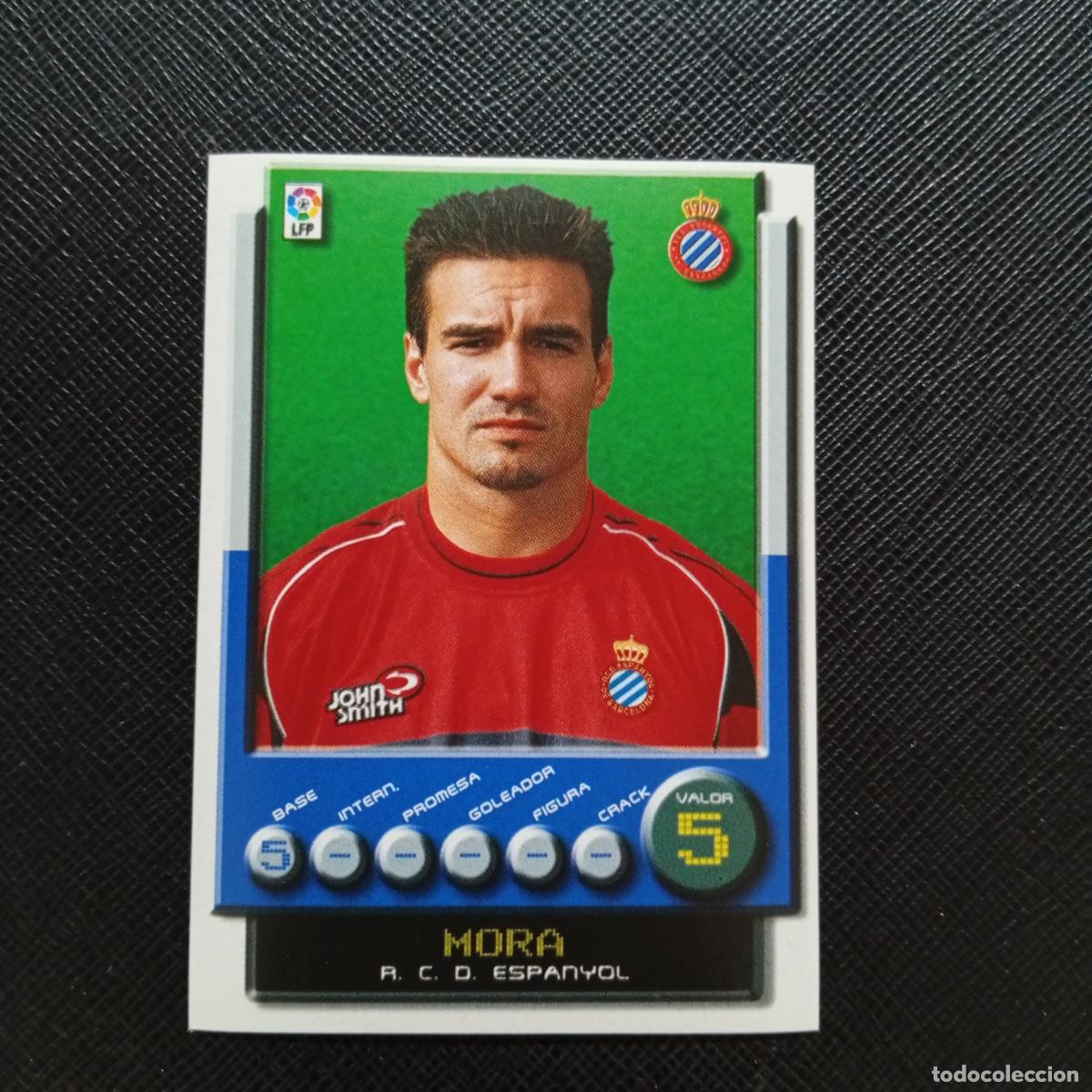 Cromos de F&uacute;tbol: 122 MORA ESPA&Ntilde;OL PANINI 2001 2002 CROMO FUTBOL 01 02 LIGA - SIN PEGAR - A208 PG55