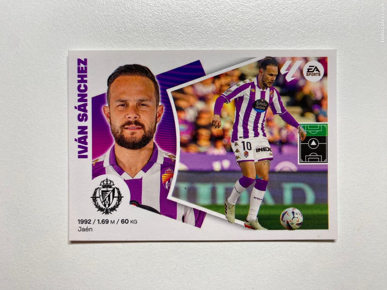 Cromos de F&uacute;tbol: N 17 REAL VALLADOLID Iv&aacute;n S&aacute;nchez LIGA ESTE 24 25 &Aacute;LBUM CROMOS PANINI 2024 2025