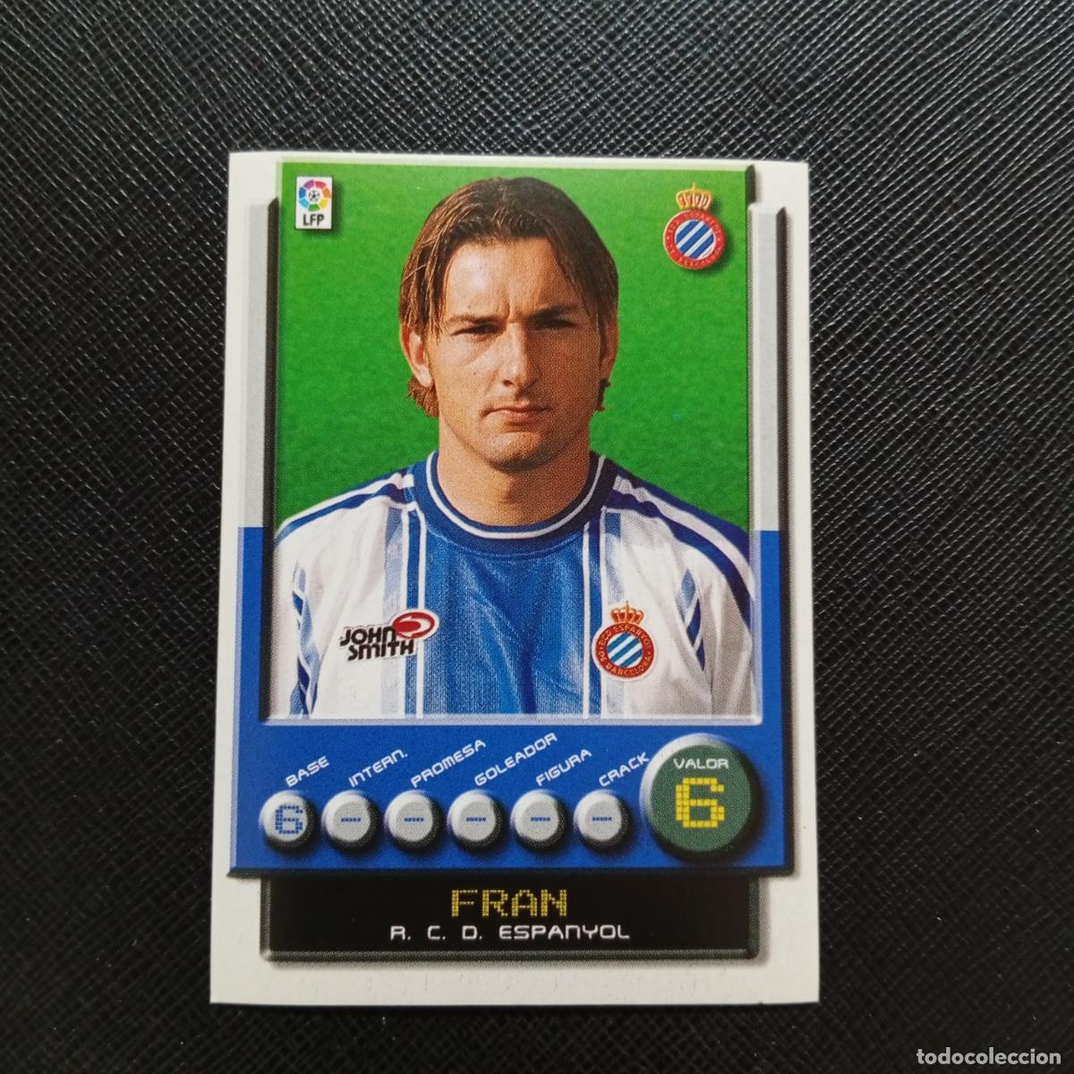 Cromos de F&uacute;tbol: 123 FRAN ESPA&Ntilde;OL PANINI 2001 2002 CROMO FUTBOL 01 02 LIGA - SIN PEGAR - A208 PG55
