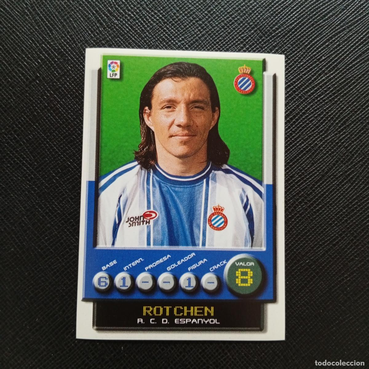 Cromos de F&uacute;tbol: 125 ROTCHEN ESPA&Ntilde;OL PANINI 2001 2002 CROMO FUTBOL 01 02 LIGA - SIN PEGAR - A208 PG55