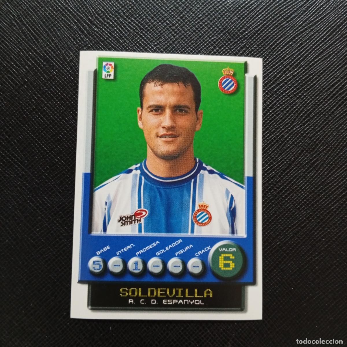 Cromos de F&uacute;tbol: 126 SOLDEVILLA ESPA&Ntilde;OL PANINI 2001 2002 CROMO FUTBOL 01 02 LIGA - SIN PEGAR - A208 PG55