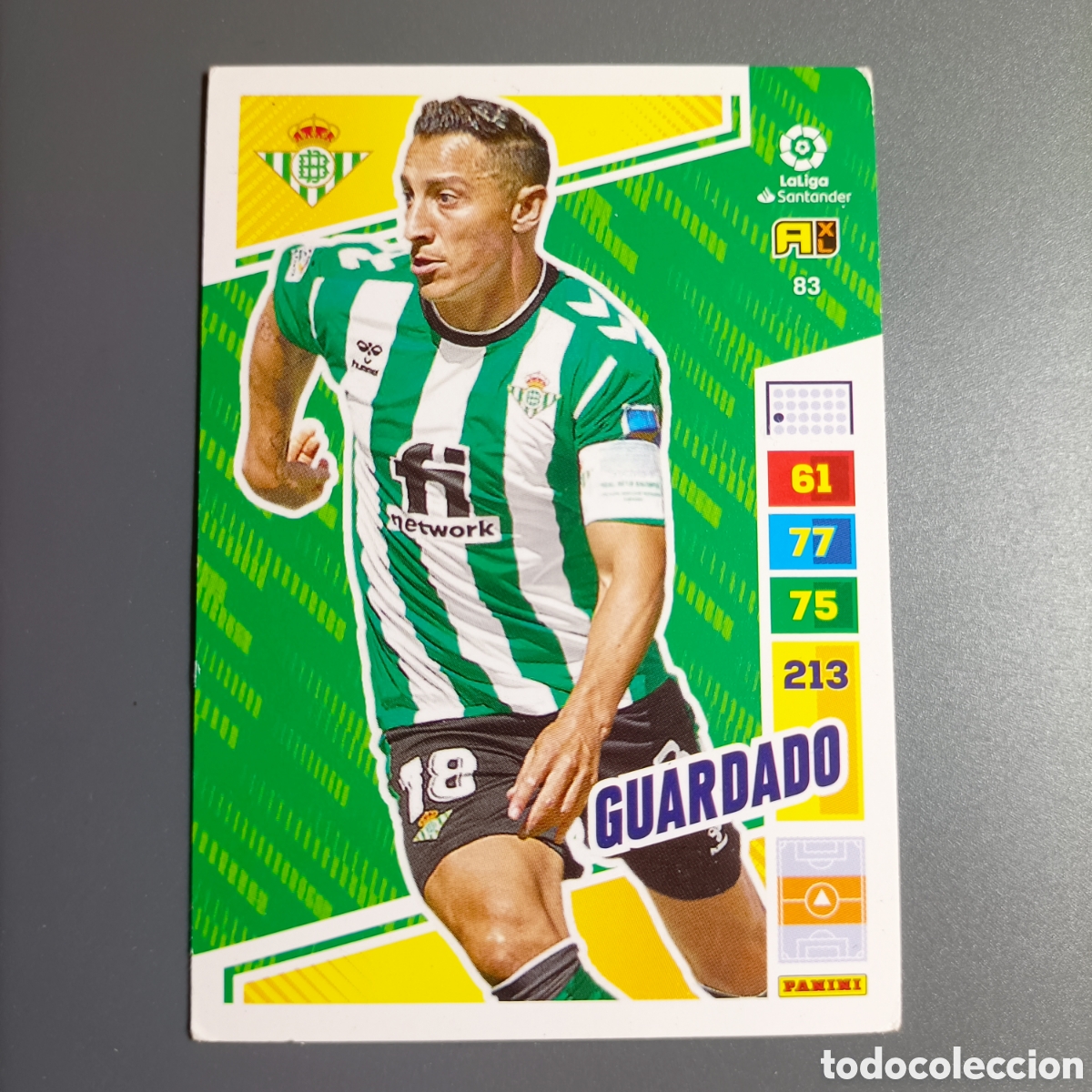Cromos de F&uacute;tbol: ADRENALYN LIGA 2022-2023 (BETIS) №83 GUARDADO