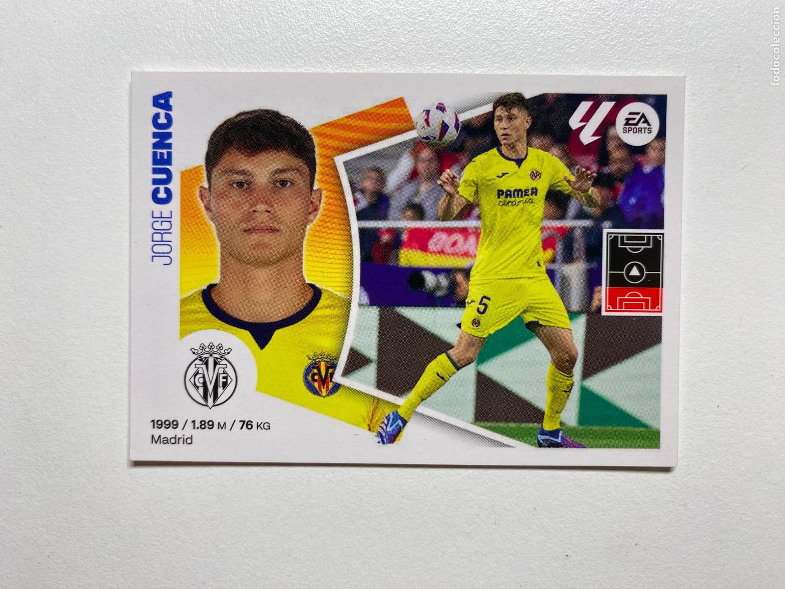 Cromos de F&uacute;tbol: N 7 VILLARREAL CF Cuenca LIGA ESTE 24 25 &Aacute;LBUM CROMOS PANINI 2024 2025