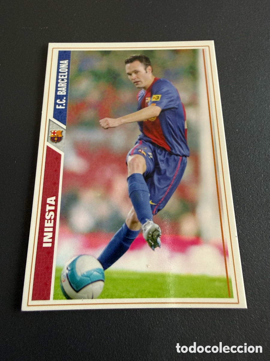Cromos de F&uacute;tbol: MUNDICROMO 2007-08. n 43. INIESTA