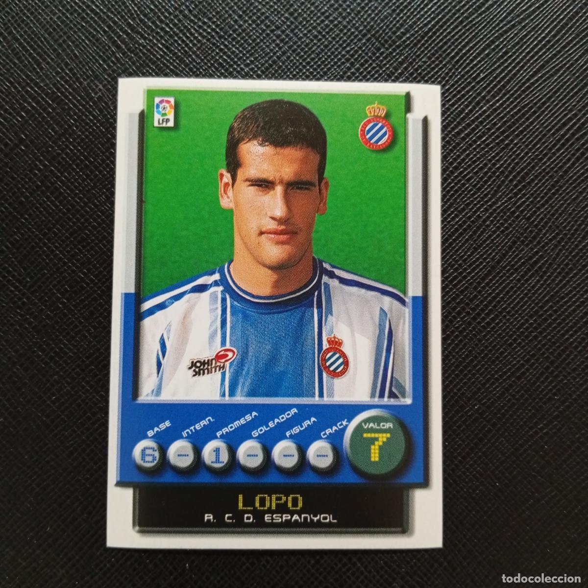 Cromos de F&uacute;tbol: 127 LOPO ESPA&Ntilde;OL PANINI 2001 2002 CROMO FUTBOL 01 02 LIGA - SIN PEGAR - A208 PG64