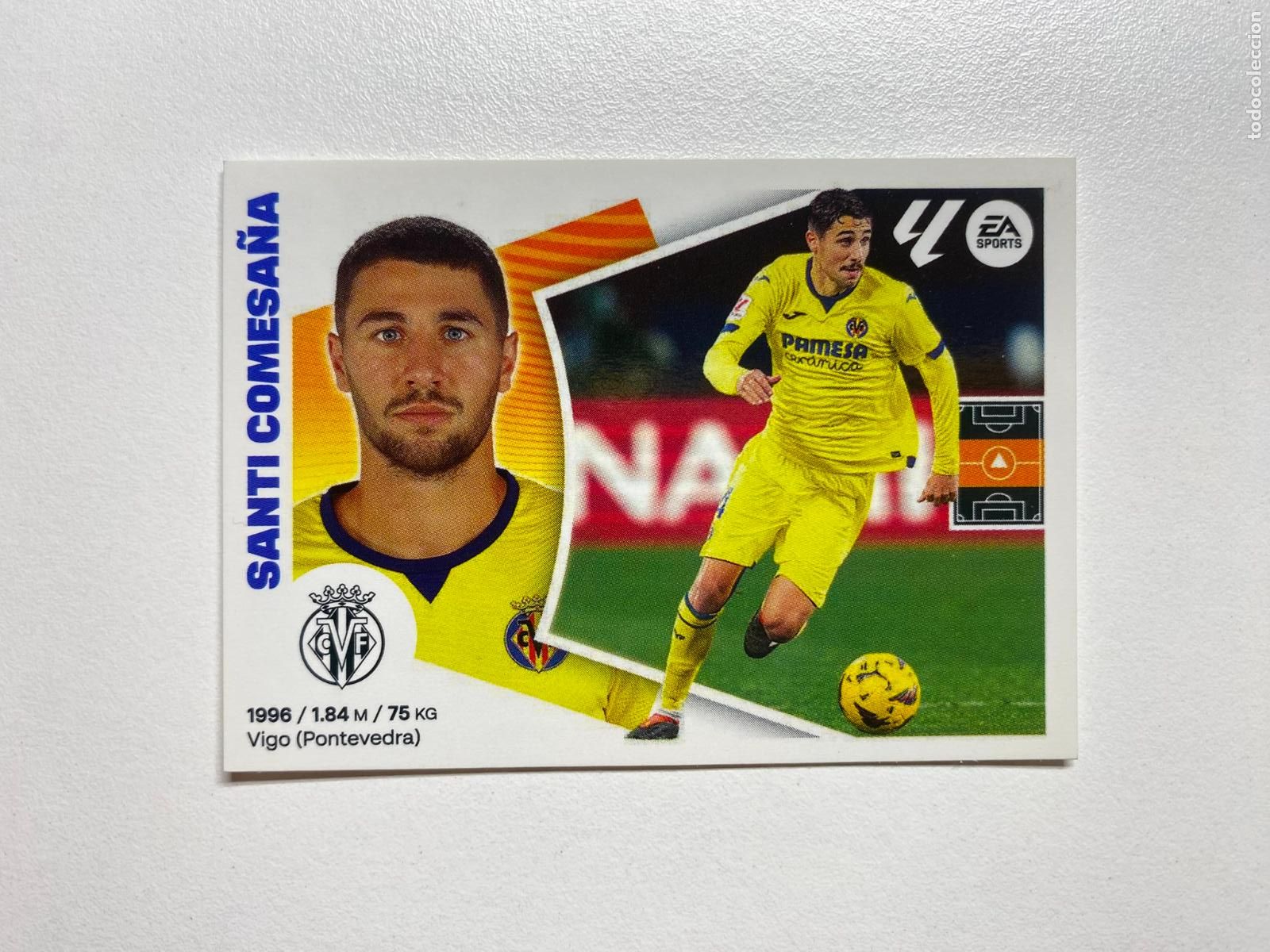 Cromos de F&uacute;tbol: N 11 VILLARREAL CF Santi Comesa&ntilde;a LIGA ESTE 24 25 &Aacute;LBUM CROMOS PANINI 2024 2025