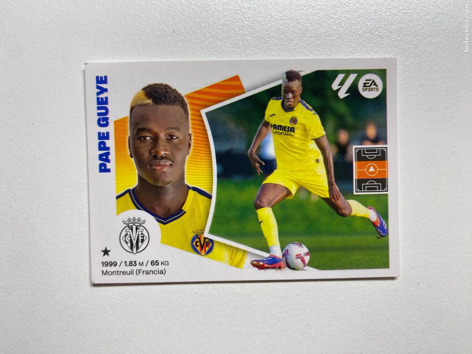 Cromos de F&uacute;tbol: N 16 VILLARREAL CF Pape Gueye LIGA ESTE 24 25 &Aacute;LBUM CROMOS PANINI 2024 2025