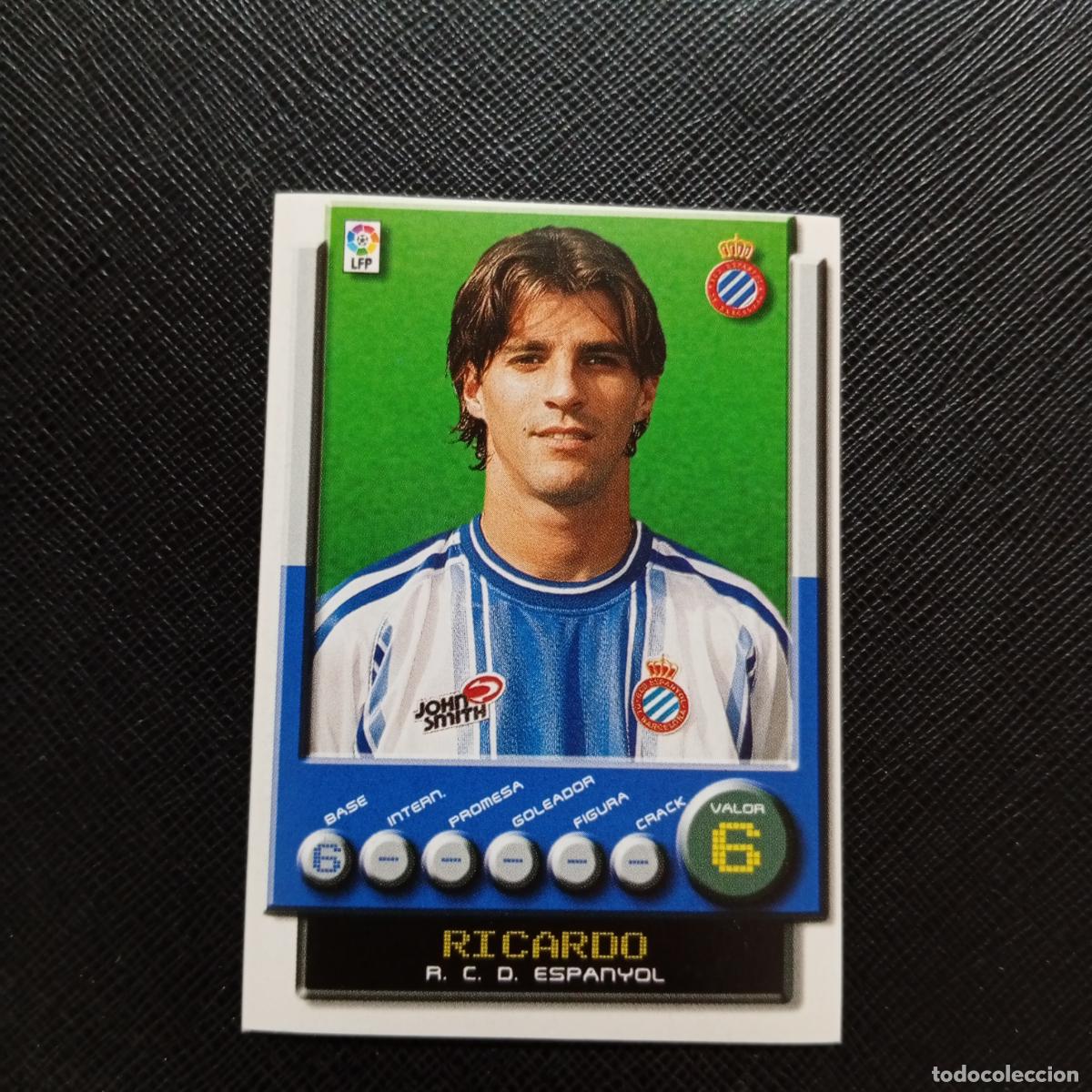 Cromos de F&uacute;tbol: 129 RICARDO ESPA&Ntilde;OL PANINI 2001 2002 CROMO FUTBOL 01 02 LIGA - SIN PEGAR - A208 PG64
