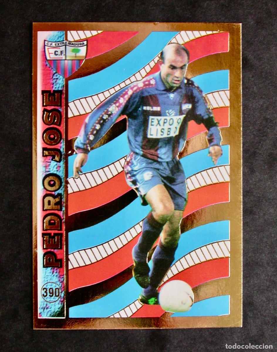 Cromos de F&uacute;tbol: N&ordm; 390 PEDRO JOS&Eacute; DE LAS FICHAS DE LA LIGA 98-99 DE MUNDICROMO