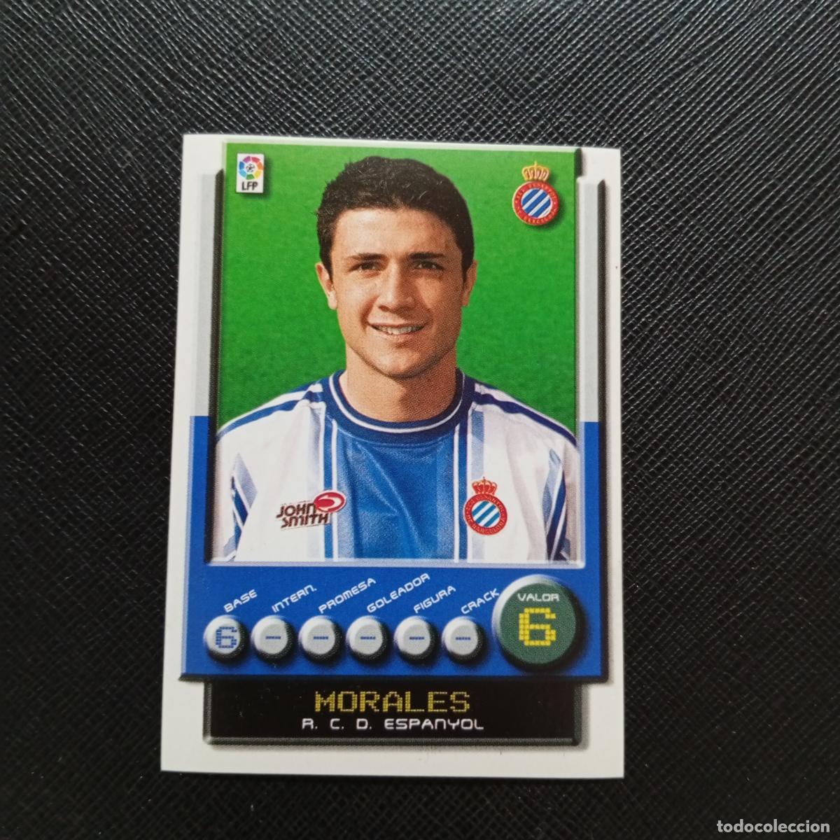Cromos de F&uacute;tbol: 130 MORALES ESPA&Ntilde;OL PANINI 2001 2002 CROMO FUTBOL 01 02 LIGA - SIN PEGAR - A208 PG64