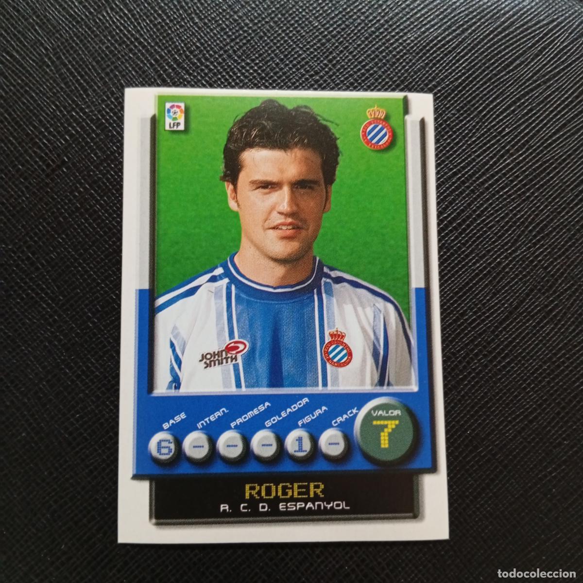 Cromos de F&uacute;tbol: 133 ROGER ESPA&Ntilde;OL PANINI 2001 2002 CROMO FUTBOL 01 02 LIGA - SIN PEGAR - A208 PG64