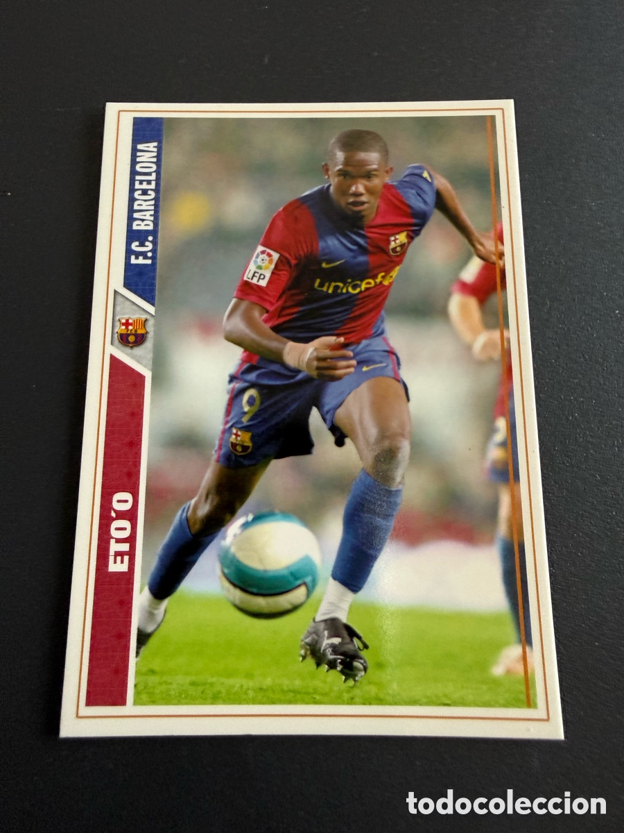 Cromos de f&uacute;tbol: MUNDICROMO 2007-08. n 50. ETO&rdquo;O
