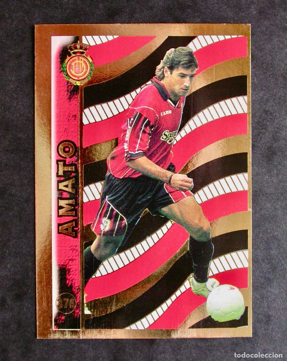 Cromos de f&uacute;tbol: N&ordm; 376 AMATO DE LAS FICHAS DE LA LIGA 98-99 DE MUNDICROMO