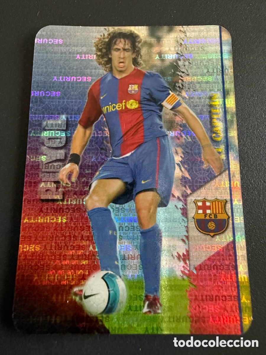 Cromos de f&uacute;tbol: MUNDICROMO 2007-08. n 52. PUYOL. Security Horizontal