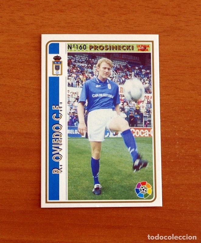 Cromos de f&uacute;tbol: Real Oviedo -N&ordm; 160 Prosinecki -&Uacute;ltima Hora -Mundicromo Las Fichas de la Liga 1994-1995-94-95