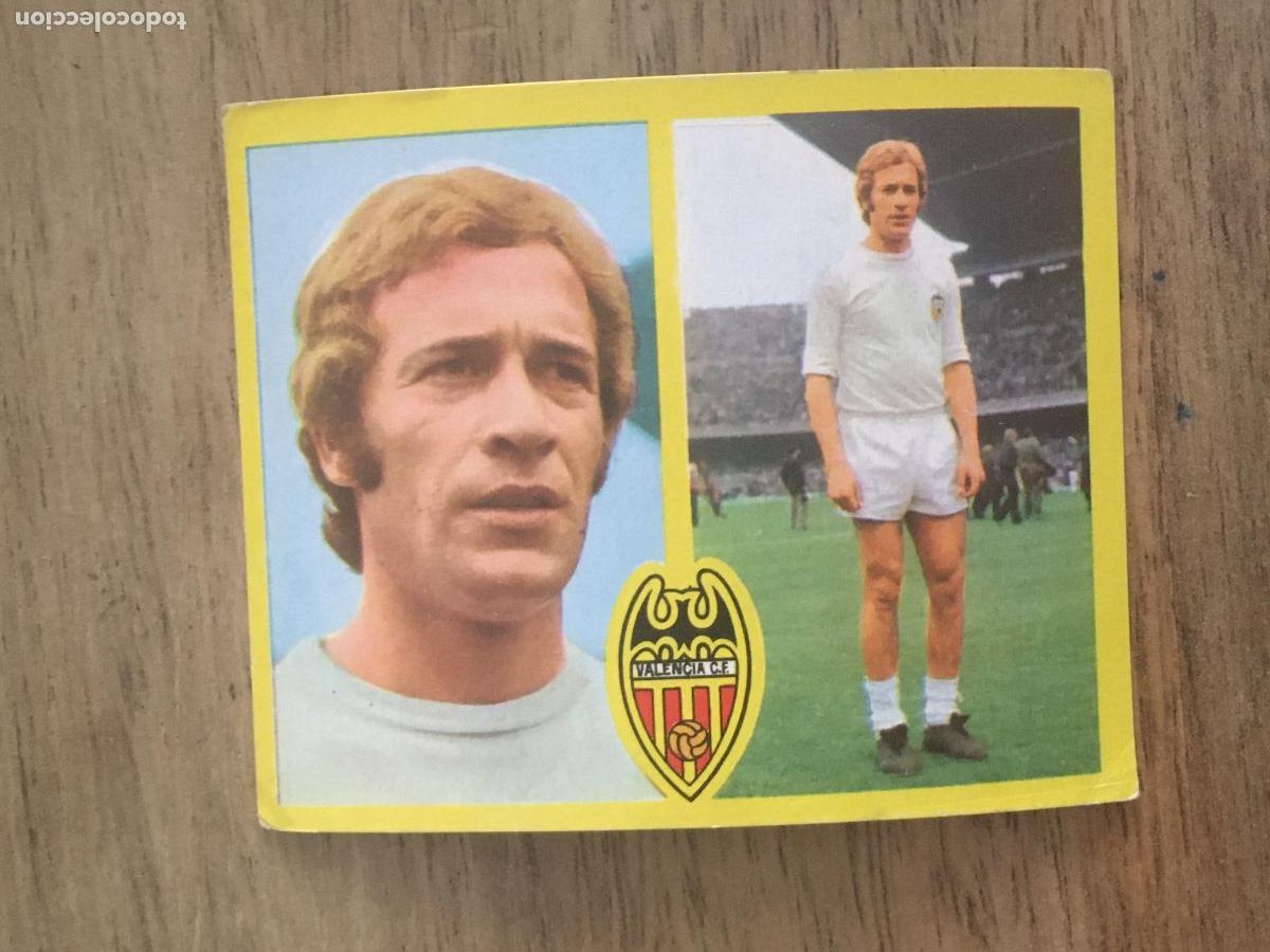 Cromos de F&uacute;tbol: adorno valencia campeonato liga 1972 1973 72 73 ediciones este cromo nunca pegado nuevo de sobre