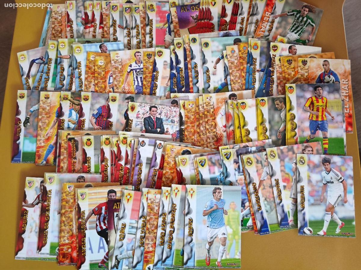 Cromos de f&uacute;tbol: liga 2013 mundicromo, contiene 183 cromos