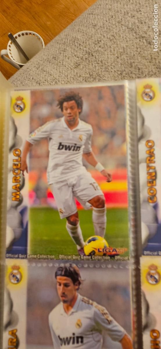 Cromos de f&uacute;tbol: real madrid 10 marcelo quiz game 2012 2013 12 13 mundicromo sport trading card