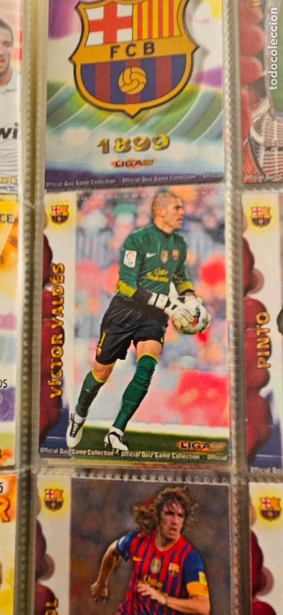 Fu&szlig;ball-Sticker: barcelona 31 valdes 2012 2013 12 13 mundicromo sport trading card