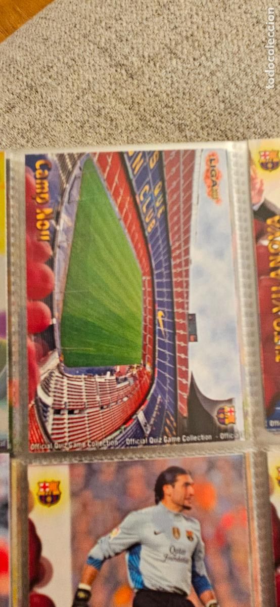Fu&szlig;ball-Sticker: barcelona 29 estadio 2012 2013 12 13 mundicromo sport trading card