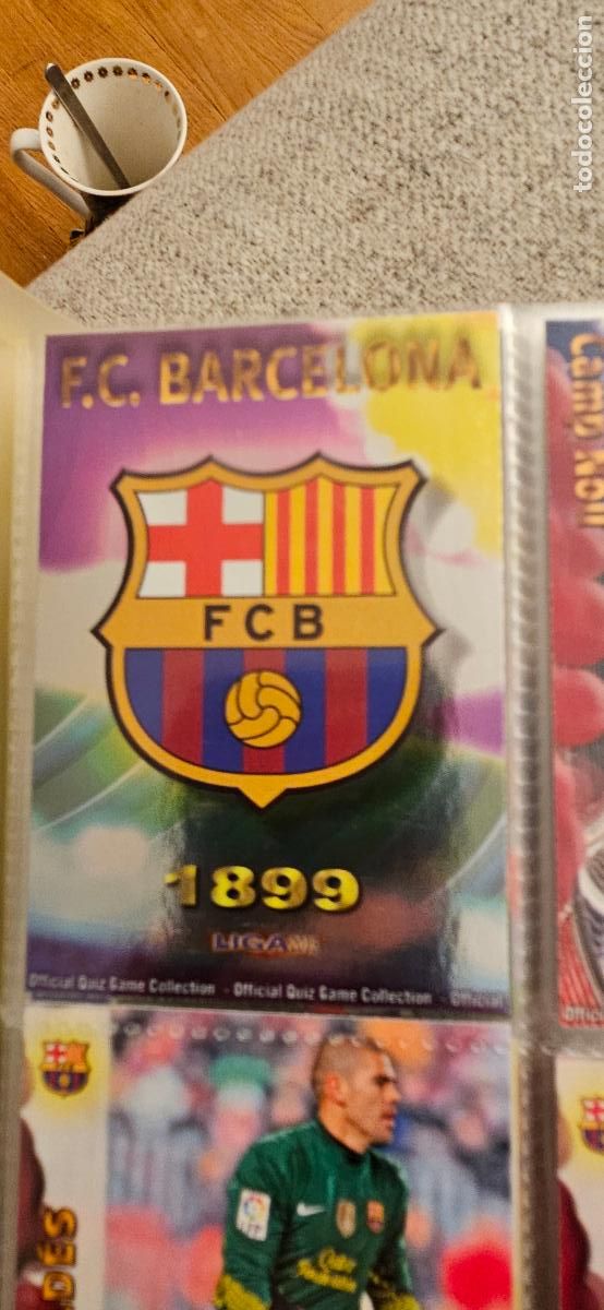 Fu&szlig;ball-Sticker: barcelona 28 escudo 2012 2013 12 13 mundicromo sport trading card