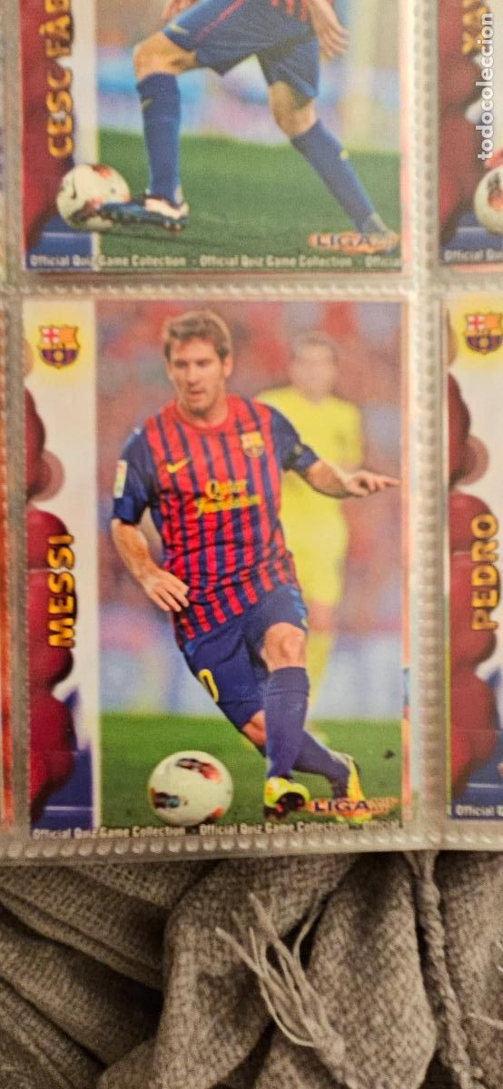 Fu&szlig;ball-Sticker: barcelona 44 messi 2012 2013 12 13 mundicromo sport trading card