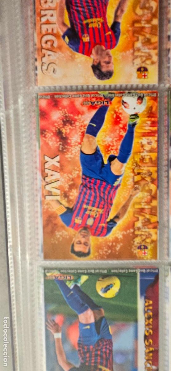 Fu&szlig;ball-Sticker: barcelona 51 superstar xavi 2012 2013 12 13 mundicromo sport trading card