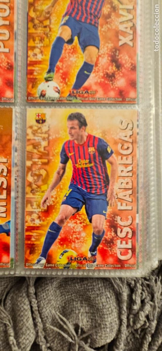 Fu&szlig;ball-Sticker: barcelona 54 cesc fabregas superstar 2012 2013 12 13 mundicromo sport trading card