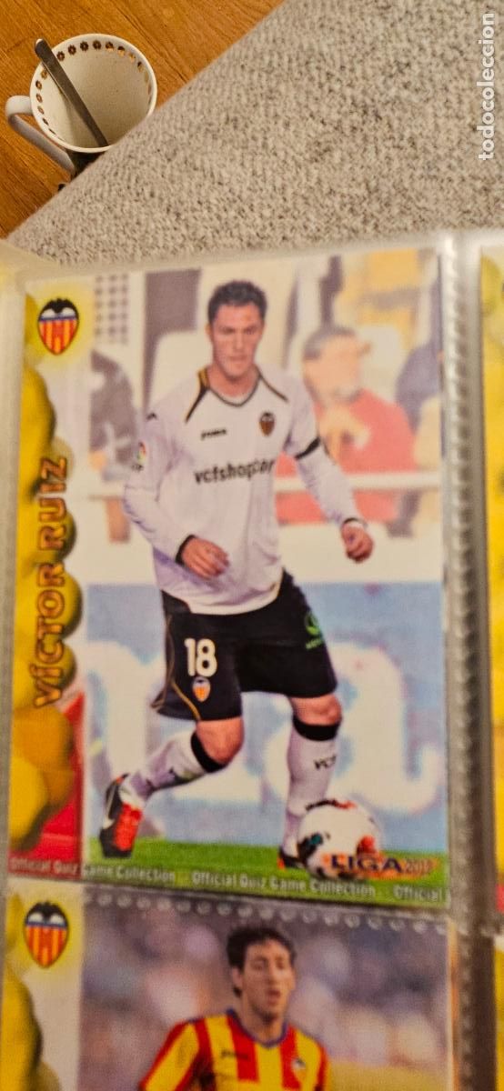 Fu&szlig;ball-Sticker: valencia 64 victor ruiz 2012 2013 12 13 mundicromo sport trading card