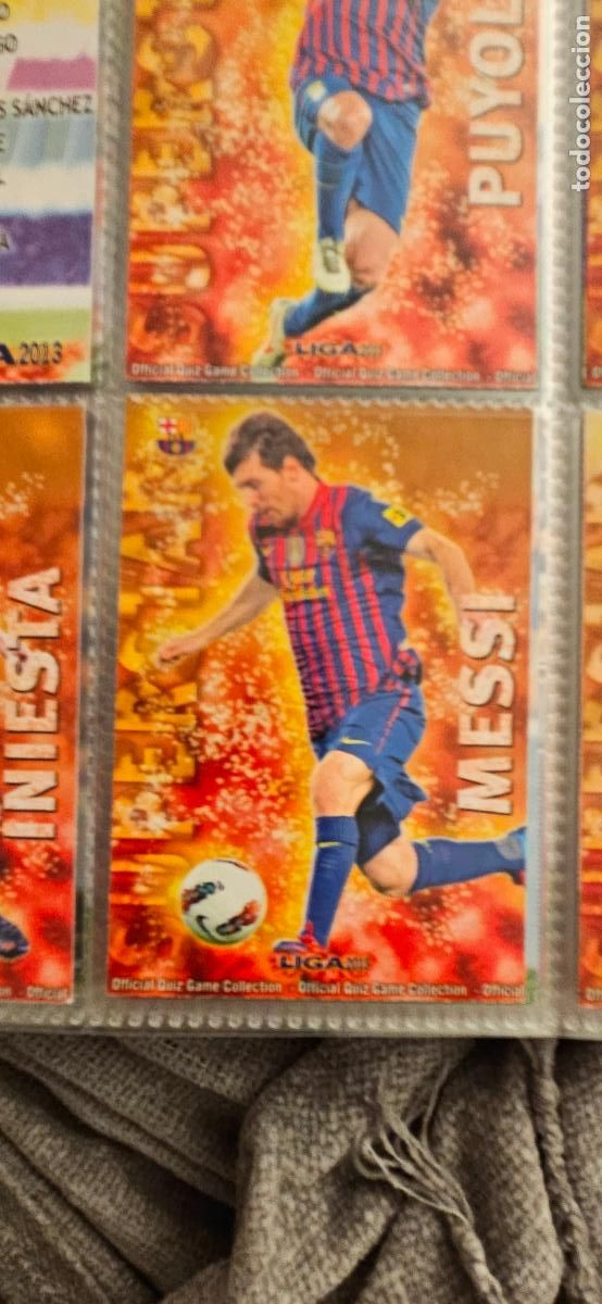 Fu&szlig;ball-Sticker: barcelona 53 superstar messi 2012 2013 12 13 mundicromo sport trading card